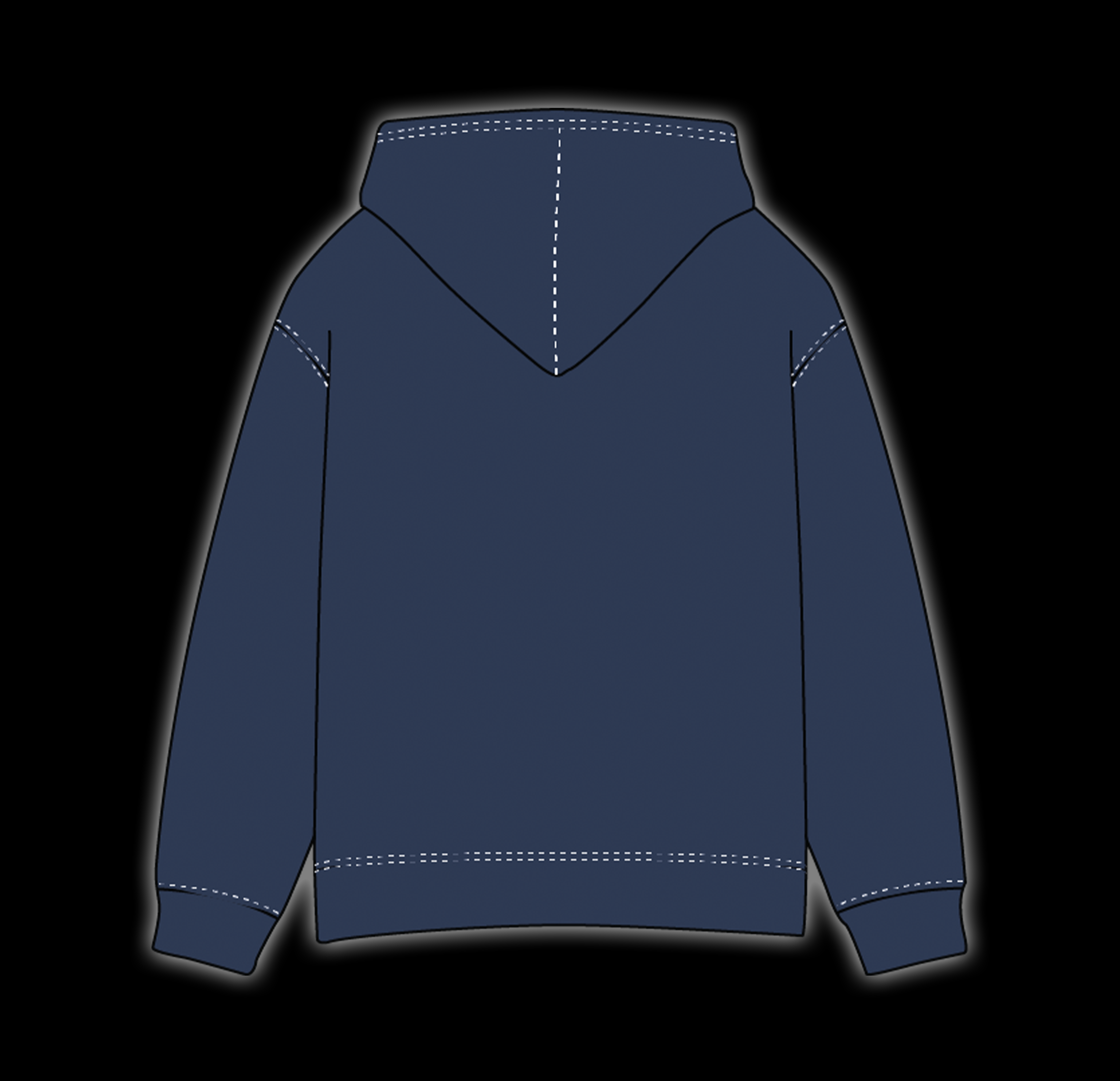 NAVY HOODIE