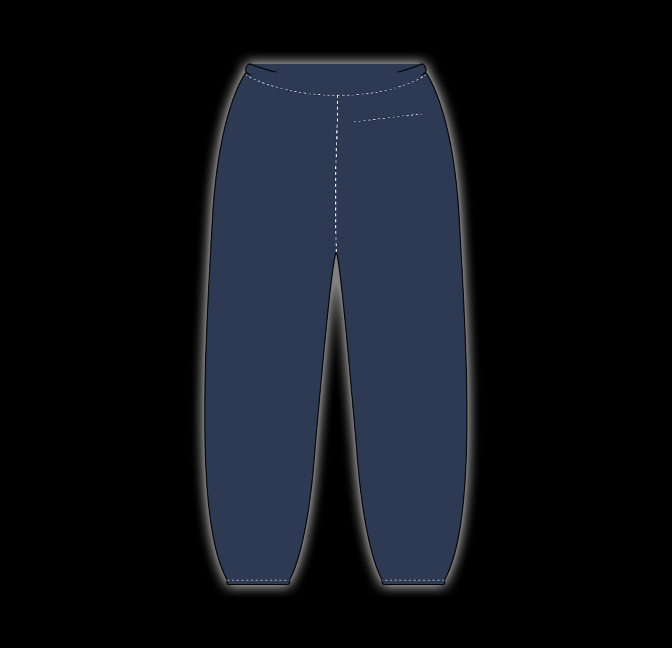 NAVY TRACKPANTS